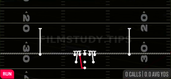 HB Slam — Run play diagram