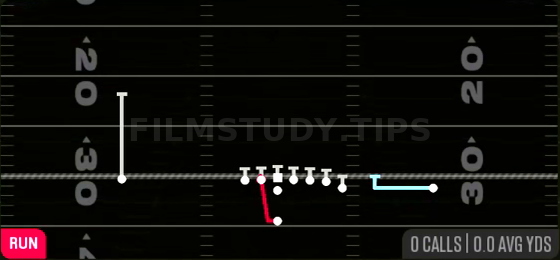 MTN HB Slam — Run play diagram