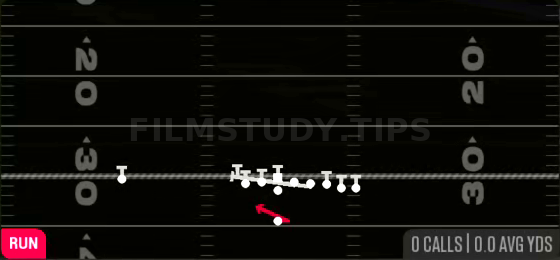 HB Counter WK — Run play diagram