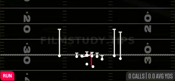 01 Trap — Run play diagram