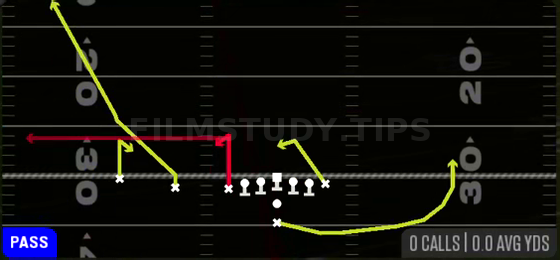 Shock — Pass play diagram