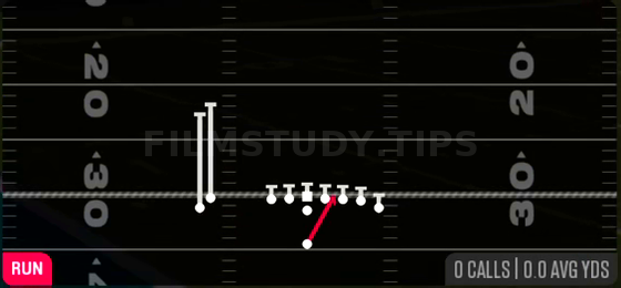 HB Duo — Run play diagram
