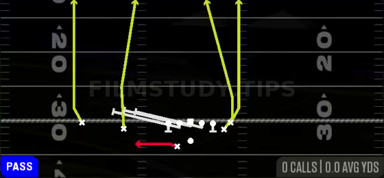 HB Slip Screen — Pass play diagram