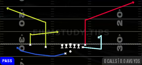 MTN Smash — Pass play diagram
