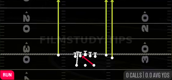FB Inside — Run play diagram