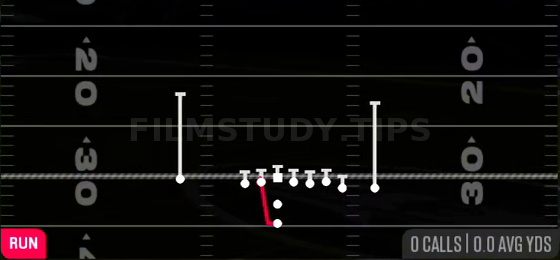 HB Slam — Run play diagram