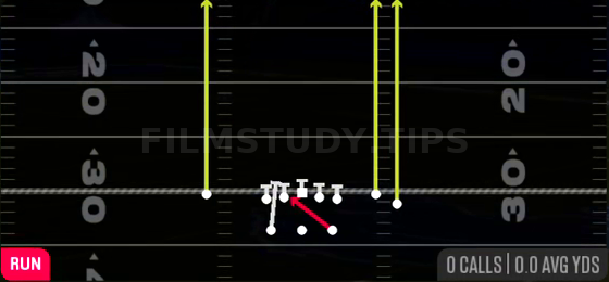 FB Inside — Run play diagram