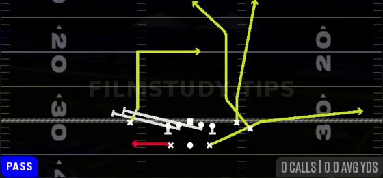 HB Slip Screen — Pass play diagram