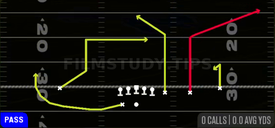 WR Smash — Pass play diagram
