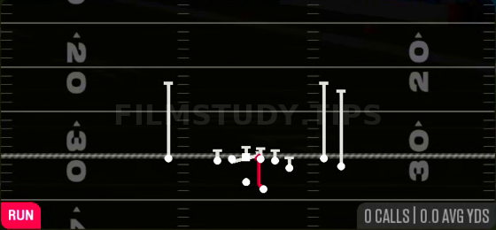 01 Trap — Run play diagram