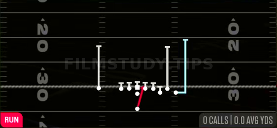 MTN HB Dive — Run play diagram