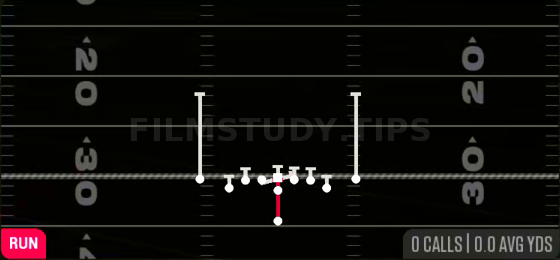 01 Trap — Run play diagram