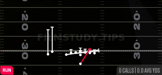 HB Counter Str — Run play diagram