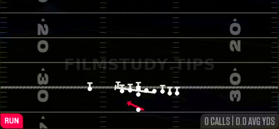 HB Counter WK — Run play diagram