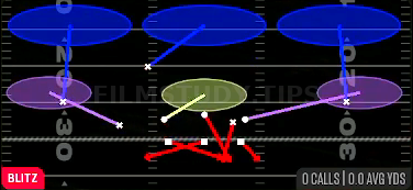 SS Mike Blitz — Blitz play diagram