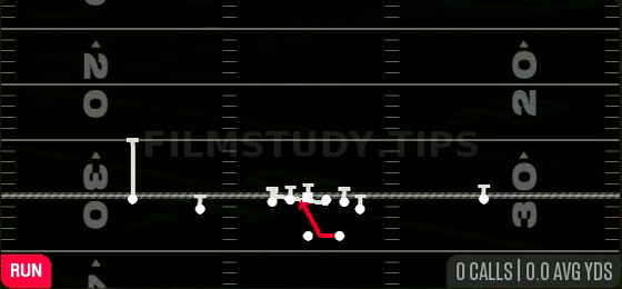 45 Quick Base — Run play diagram