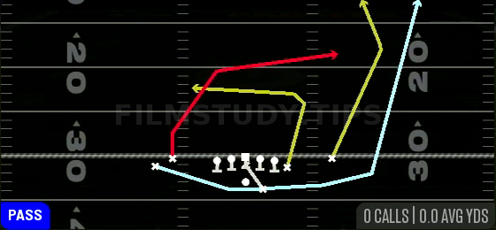 MTN PA Spinner — Pass play diagram