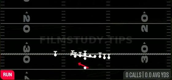 HB Counter WK — Run play diagram