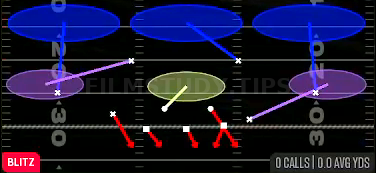 Spinner Dog 3 — Blitz play diagram