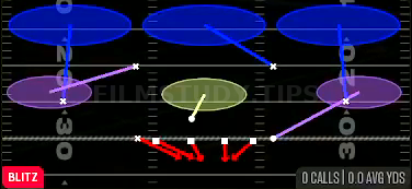 Edge Blitz 3 — Blitz play diagram