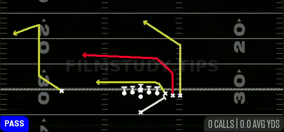 PA Boot LT — Pass play diagram