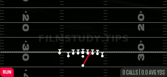 HB Smash — Run play diagram
