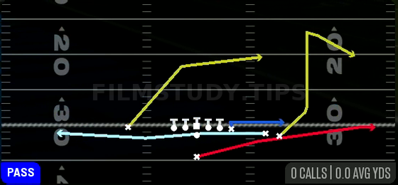 MTN Jet PA Sprint RT — Pass play diagram