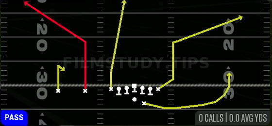 Smash — Pass play diagram