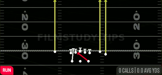 FB Inside — Run play diagram