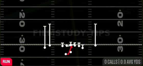 01 Trap — Run play diagram