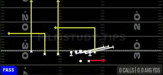 HB Slip Screen — Pass play diagram