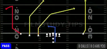 PA Verticals — Pass play diagram