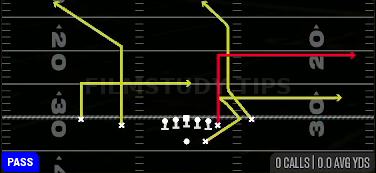 Escape — Pass play diagram