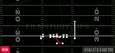 HB Quick Base — Run play diagram
