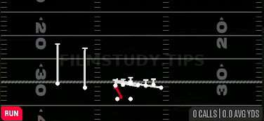 HB Counter U — Run play diagram