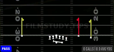 PA All Curl — Pass play diagram