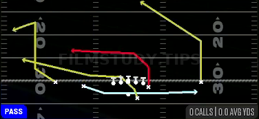 PA Jet Sweep — Pass play diagram