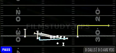 Cheat TE Screen — Pass play diagram