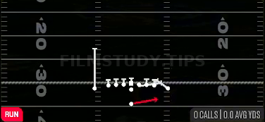 HB Toss — Run play diagram