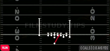HB Slash — Run play diagram