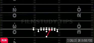 26 Duo — Run play diagram