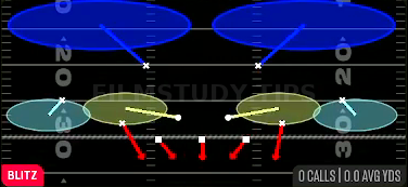 DB Fire 2 — Blitz play diagram