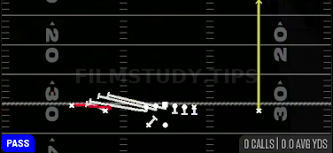 PA Jailbreak Screen — Pass play diagram