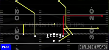Escape — Pass play diagram