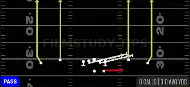 HB Slip Screen — Pass play diagram