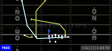 MTN FK Screen Wheel — Pass play diagram