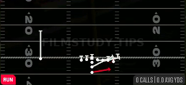 HB Toss — Run play diagram