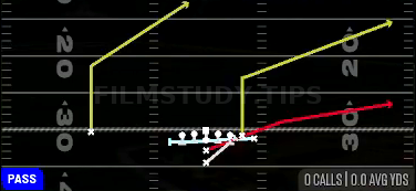 MTN PA Power O — Pass play diagram