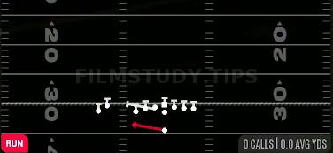 HB WK Toss — Run play diagram