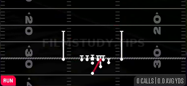 HB Blast — Run play diagram
